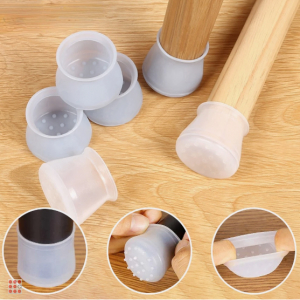 Силиконовые накладки на ножки стола, стула и т.п. 4шт , Серые