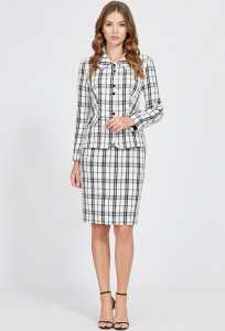 Комплект Bazalini 4750/4821 белый клетка