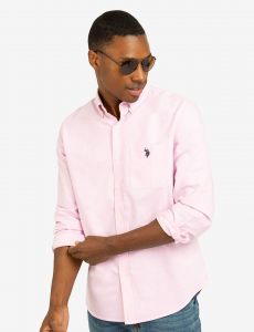 LONG SLEEVE STRETCH OXFORD SHIRT