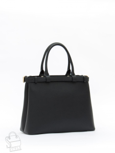 Сумка женская кожаная 3167PE black Polina&Eiterou