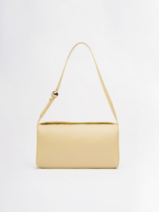 Сумка багет в светло-бежевом цвете