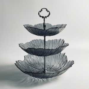 200-163 Трехъярусная этажерка в под.уп.(х8)Стекло