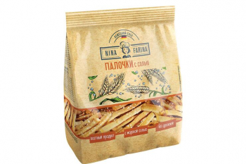 «Nina Farina», крекер «Палочки с солью», 145 г