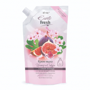 Крем-мыло EXOTIC FRESH  увлажнение мягкость и бархатистость сок инжира BITЭКС