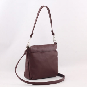 Сумка 103 гладкий бордо ХИТ продаж