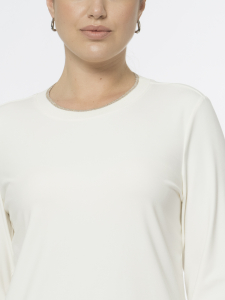 Лонгслив из вискозного трикотажа