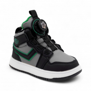 Ботинки В7772-6 сер/черн