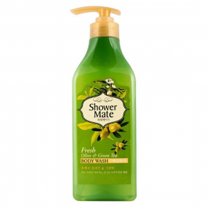 KeraSys Гель для душа оливки и зелёный чай / Shower Mate Fresh Olive & Green Tea, 550 мл