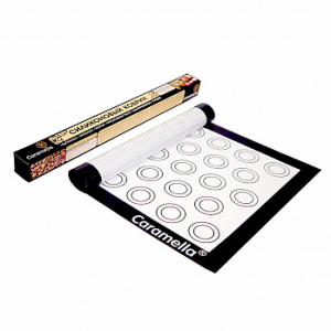 Силиконовый коврик для выпечки с разметкой для макарон, 40*30 см