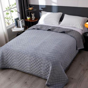 Велюровое стеганое покрывало Премиум 