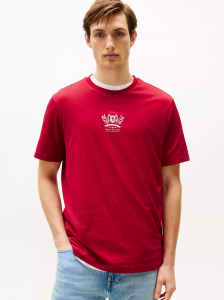 Embroidered Crest Logo T-Shirt