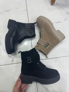 Absent / Ботинки черные кожа