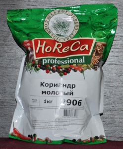 HORECA ПАКЕТ 1 КГ КОРИАНДР МОЛОТЫЙ