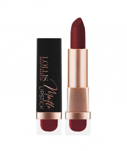 Помада для губ LOLLIS матовая Matte Lipstick тон 207 Меркер Косметика 4,5г