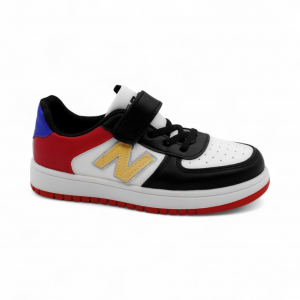 Кроссовки А637-3 черно красные