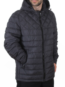 D82044 DK. GRAY Куртка мужская демисезонная (100 гр. холлофайбер)