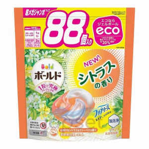 P&G Bold Gel Ball Citrus Verbena Капсулы для стирки белья 4 в 1 с кондиционером, с ароматом цитрусовых и вербены, запасной блок, 88 шт