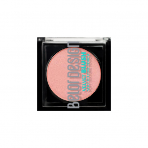 Румяна VELVET TOUCH BelorDesign розовый 101 нежный персик шиммерный сияющий финиш