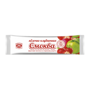 Смоква яблочно-клубничная, 900г шоу-бокс (4шт/кор)