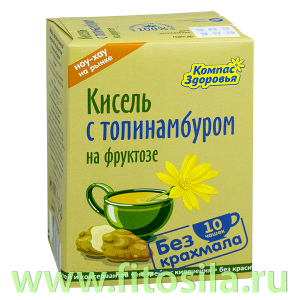 Кисель на фруктозе овсяно-льняной с топинамбуром, 150 г, марка 
