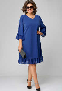Платье EVA GRANT 7299 синий