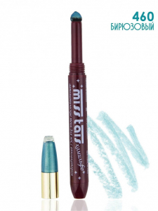 Блестящие тени-аппликатор Miss Tais - 460 бирюзовый