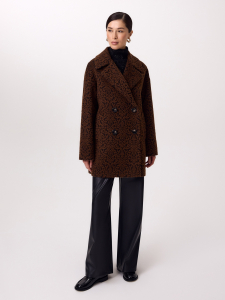 Полупальто из премиальной шерсти с мембраной и утеплённой спинкой