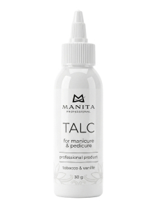 Manita Professional Тальк для маникюра и педикюра / Tobacco & Vanille, 30 г