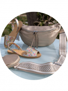 КОМБО - Босоножки - абаркасы от AB.Zapatos · 3207 · LIRIOS + PELLE- PAOLO Bags 397 Platino АКЦИЯ