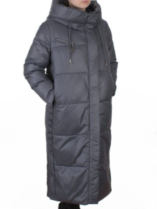 8310 DK. GRAY Пальто зимнее женское (200 гр. холлофайбер)