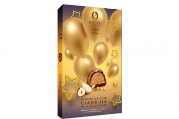 «O'Zera», конфеты Gianduja с тертым фундуком и миндалем в молочном шоколаде, 218 г