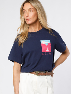 Футболка из премиального хлопка с авторским принтом