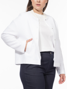 Легкий бомбер из хлопкового трикотажа