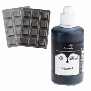 Краситель пищевой гелевый жирорастворимый Caramella черный 100 г