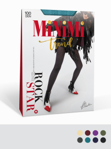 Minimi Колготки ROCK STAR 100 (жаккард микрофибра)