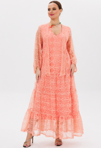 Платье Anastasia 713 лосось