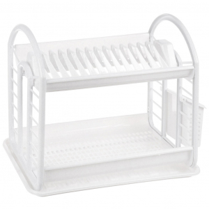 Сушилка настольная для посуды пластмассовая 