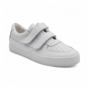 Кроссовки из натуральной кожи PDH196-1 белые