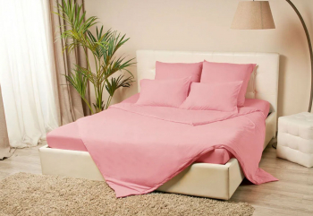 Пододеяльник трикотаж розовый