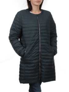 K-528 DK. GREEN Куртка демисезонная стеганая женская (70 гр. холлофайбер)