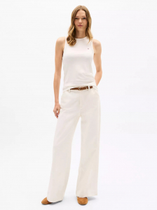 Slim Fit Stretch-Rib Tank Top