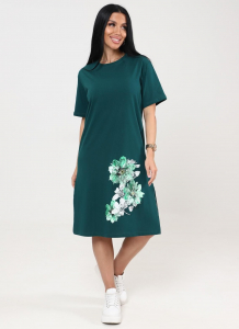 Антуриум - туника изумрудный