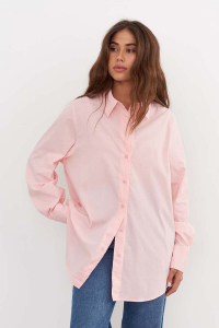 Рубашка длинная  SCT 002_LROSE/Светло-розовый