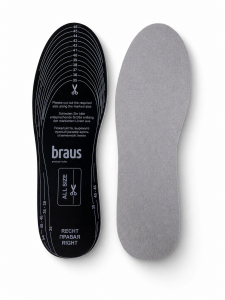 BRAUS Стельки с эффектом памяти БЕЗРАЗМЕРНЫЕ