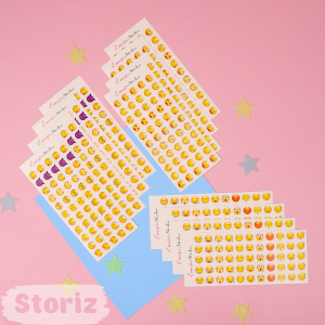 Набор наклеек «Emoji your life» 12 листов