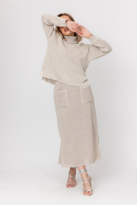 Джемпер из льна 4-321