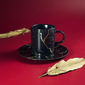 133-428 Чашка 200мл с блюдцем в под.уп.(х48)Фарфор