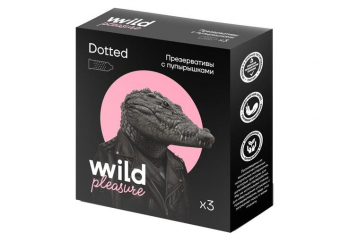 Презервативы латексные Dotted, 3 шт «Wild Pleasure», 15 г