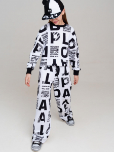 Комплект для девочки: толстовка, брюки