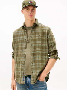 Tommy Jeans Plaid Corduroy Shirt